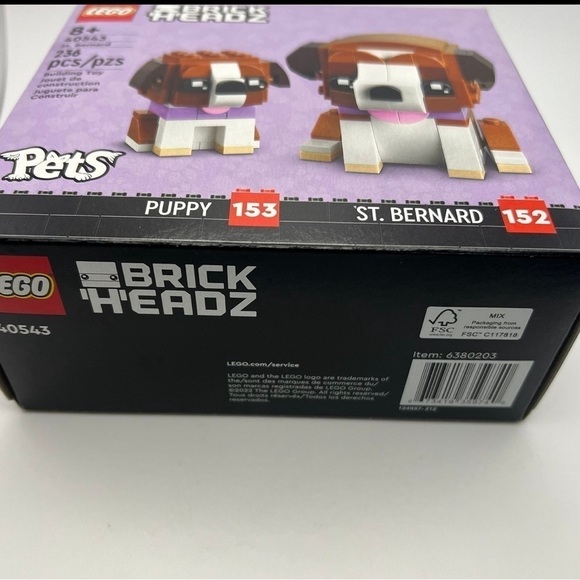 Lego Brickheadz Pets St. Bernard 40543 - Retired - Picture 6 of 8